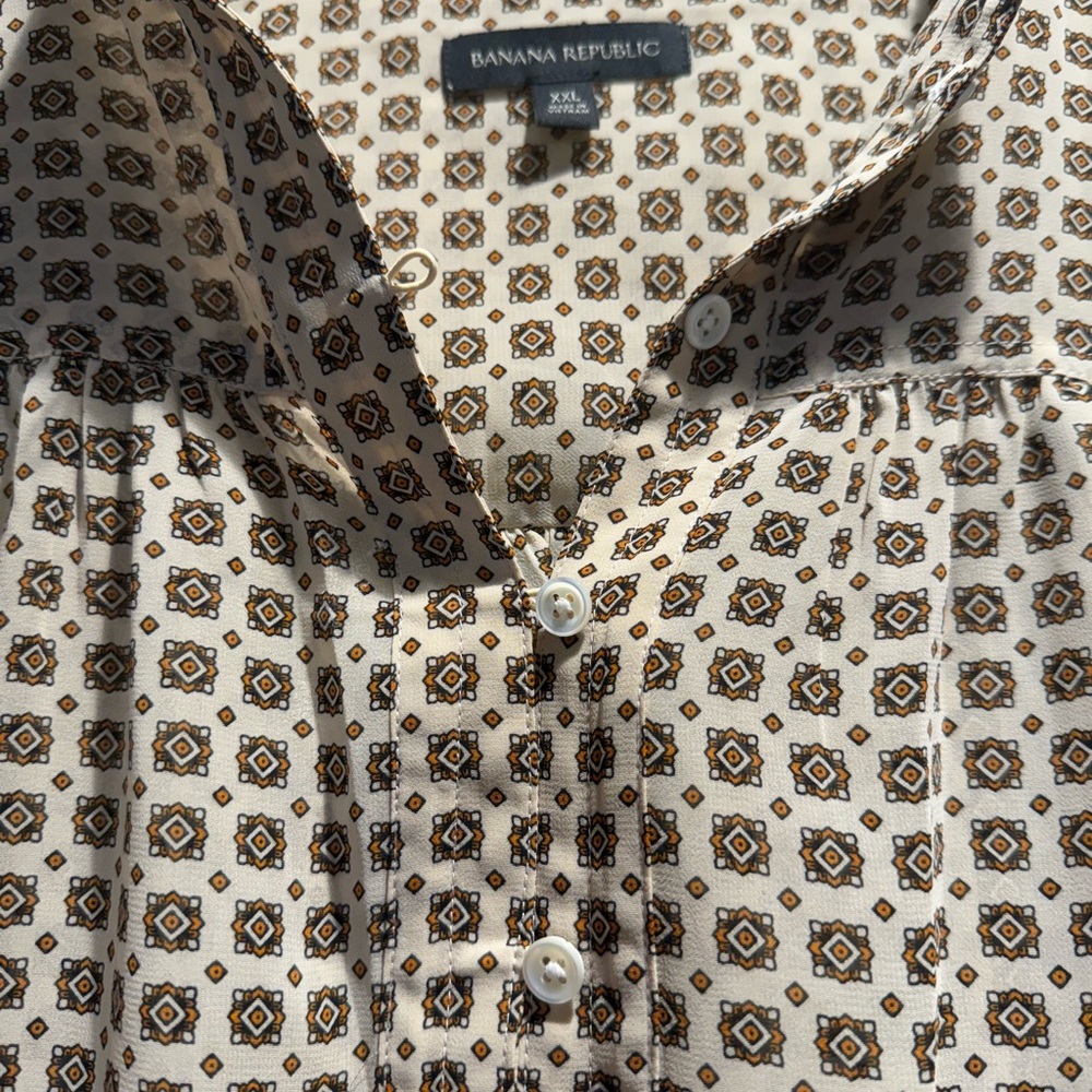 Banana Republic Brown Tan Blouse - Picture 3 of 8